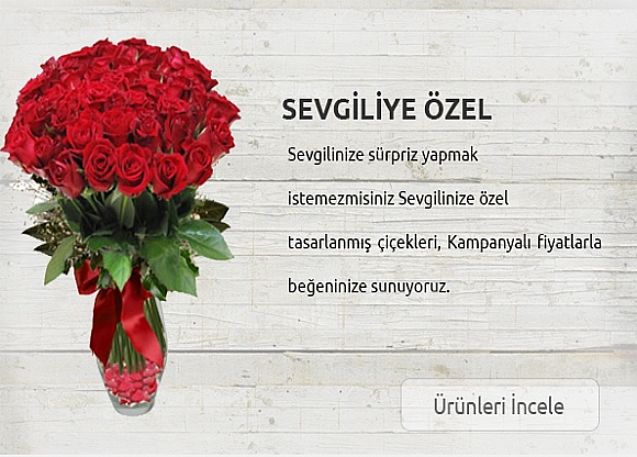 Sevgililer g�n�ne �zel �i�ek